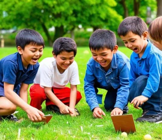 Những trò chơi tập thể giúp củng cố lòng tin của trẻ