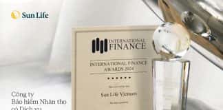 Sun Life Việt Nam được trao giải thưởng “Công ty Bảo hiểm Nhân thọ có Dịch vụ Khách hàng tốt nhất – Việt Nam 2024”
