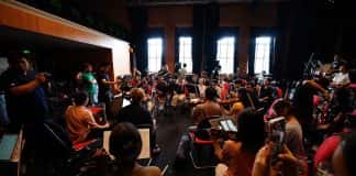 Hơn 100 nhạc công tham gia tập luyện cho chương trình “Bài Ca Không Quên”