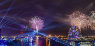 Không khí lễ hội Tết Nguyên đán ở xứ Đài