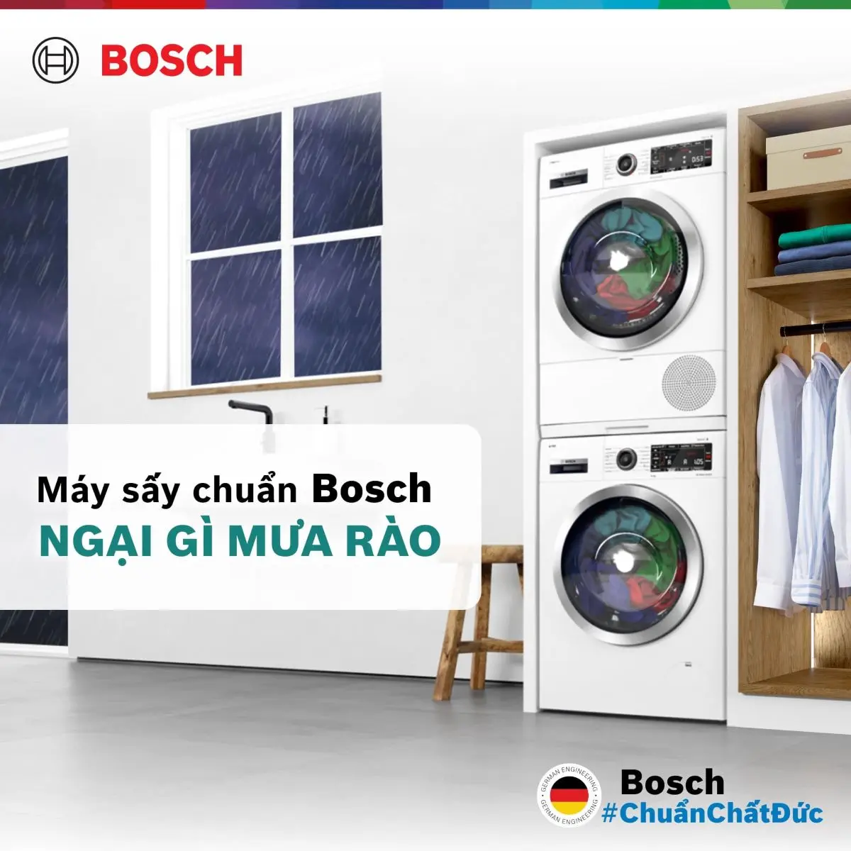 Phu nu hien dai may say quan ao bosch 01