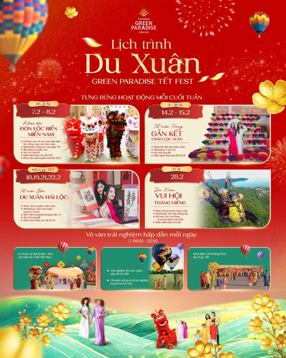 Phu nu hien dai Green Paradise Tet Fest 17