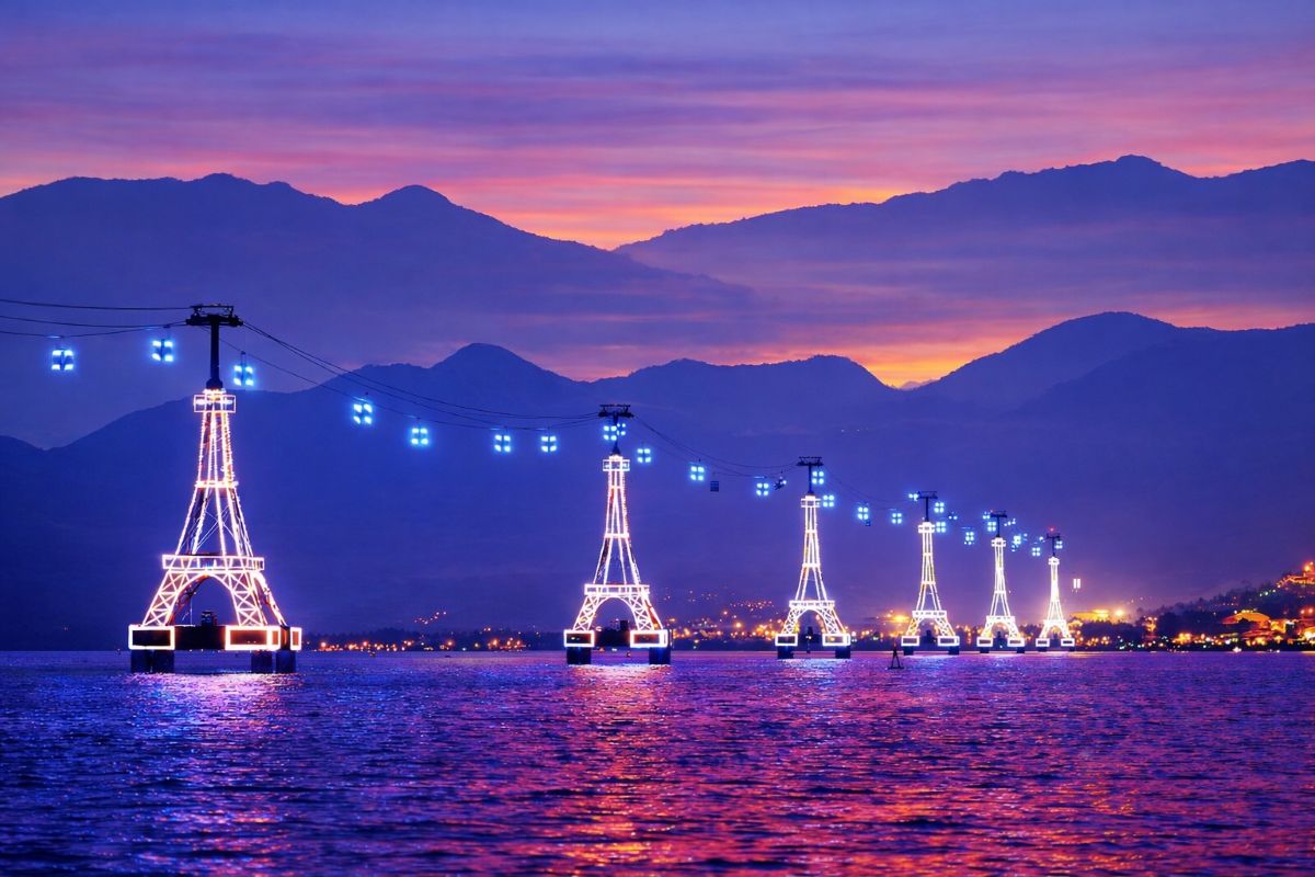 Phu nu hien dai cap treo Vinpearl Nha Trang 04