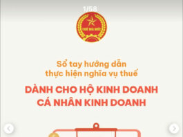 Cục Thuế phát hành “Sổ tay hướng dẫn thực hiện nghĩa vụ thuế dành cho hộ kinh doanh, cá nhân kinh doanh”