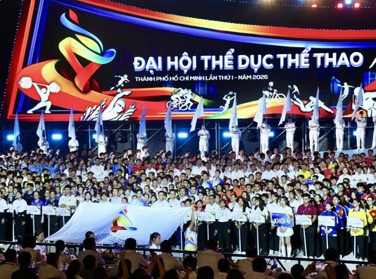 Khai mạc Đại hội Thể dục thể thao TPHCM lần thứ I năm 2026: “Vươn cao cùng Thành phố”