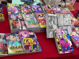 Sôi động Lễ hội Nhật Bản unbox manga Dandadan
