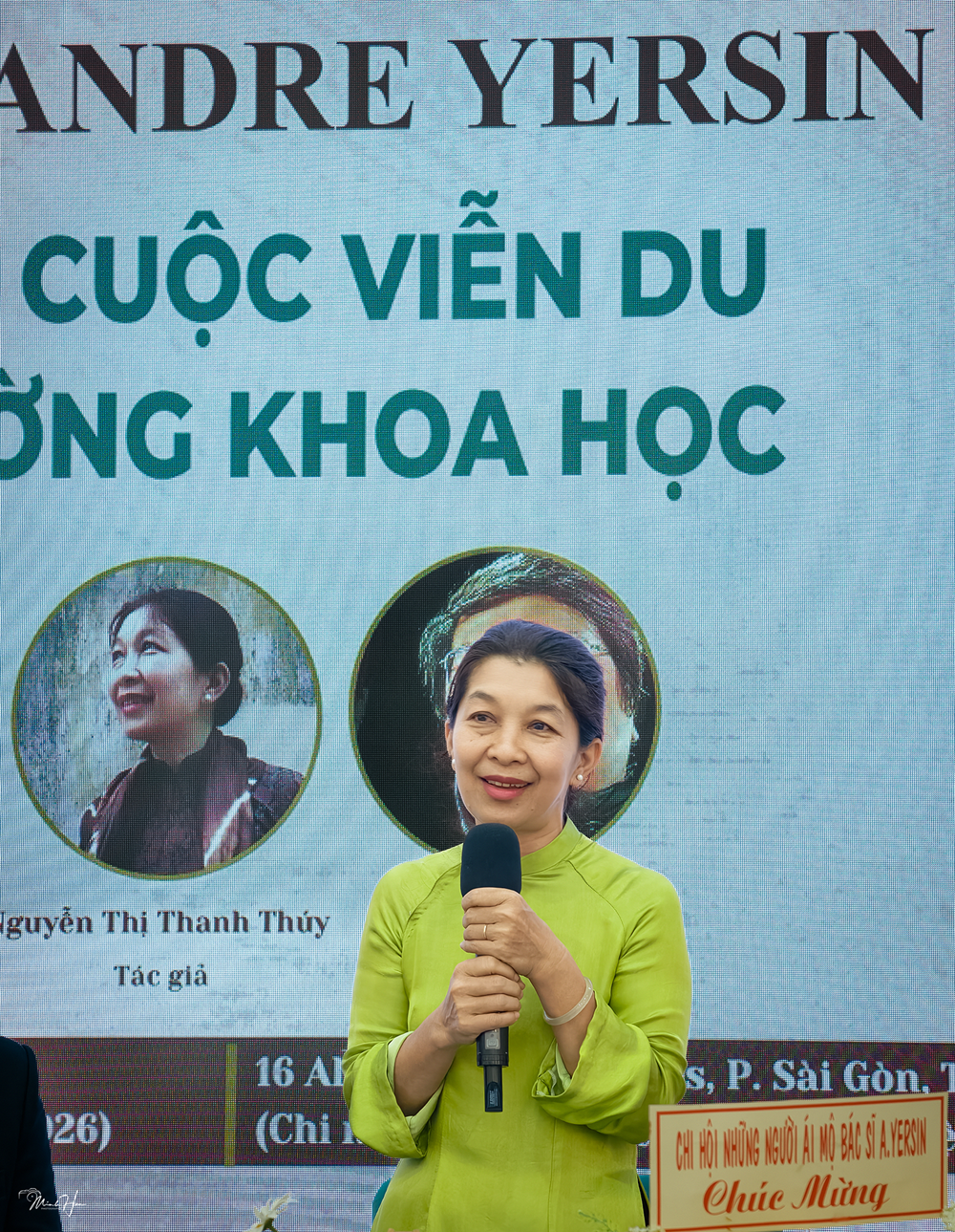 Tác giả Thanh Thúy ra mắt sách hay về cuộc đời thú vị của Alexander Yersin 2 Phunuhiendai ThanhThuy