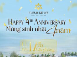 TRI ÂN TỪ TRÁI TIM – MỪNG FLEUR DE LYS RESORT & SPA LONG HẢI TRÒN 4 TUỔI