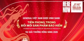 GENERALI VIỆT NAM KHẲNG ĐỊNH VỊ THẾ TRONG ĐỔI MỚI SẢN PHẨM BẢO HIỂM TẠI GIẢI THƯỞNG RỒNG VÀNG 2026