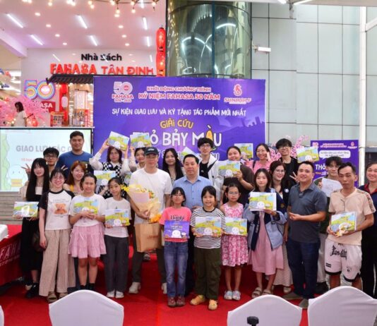 CHƯƠNG TRÌNH GIAO LƯU & KÝ TẶNG TÁC GIẢ HUỲNH THÁI NGỌC RA MẮT TRUYỆN TRANH TƯƠNG TÁC “GIẢI CỨU THỎ BẢY MÀU TRONG XỨ SỞ KHÔNG MÀU”