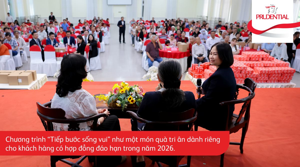 Chương trình “Tiếp bước sống vui” tri ân khách hàng đáo hạn, nâng cao niềm tin dài hạn 3 Phu nu hien dai prudentail tiep buoc song vui 03