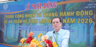 Tập đoàn Công nghiệp Cao su Việt Nam tổ chức Lễ phát động ‘Tháng Công nhân năm 2026’