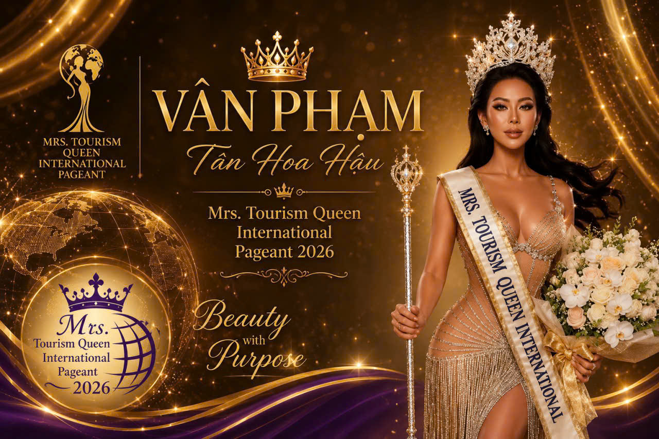 Vân Phạm đăng quang Hoa hậu Du lịch Quốc tế 2026, lan tỏa hình ảnh Đẹp của phụ nữ Việt 5 6 Van Pham cung chien thang ve vang 2