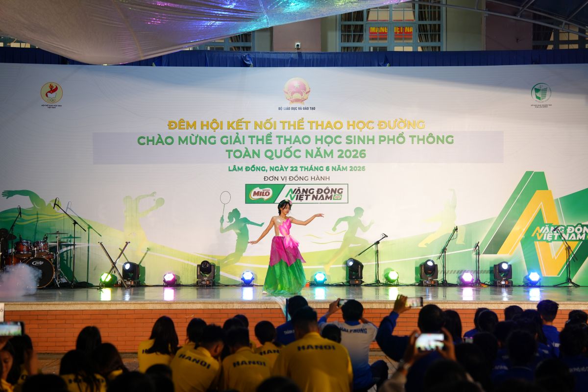 30 đoàn thể thao học sinh tranh tài tại Giải thể thao học sinh phổ thông toàn quốc 3 Phu nu hien dai Nestle MILO 03