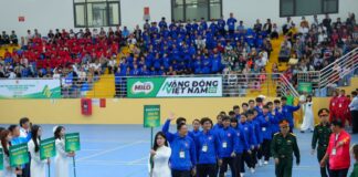 30 đoàn thể thao học sinh tranh tài tại Giải thể thao học sinh phổ thông toàn quốc