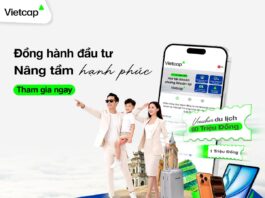 Vietcap triển khai chương trình “Đồng hành đầu tư, nâng tầm hạnh phúc” trong tháng 6