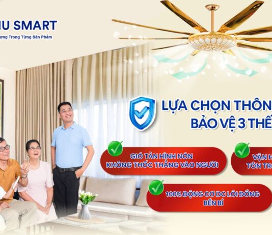 Giải mã 3 dòng quạt trần đèn chủ lực của AMU Smart – “Cơn sốt” làm mát không gian sống mùa hè