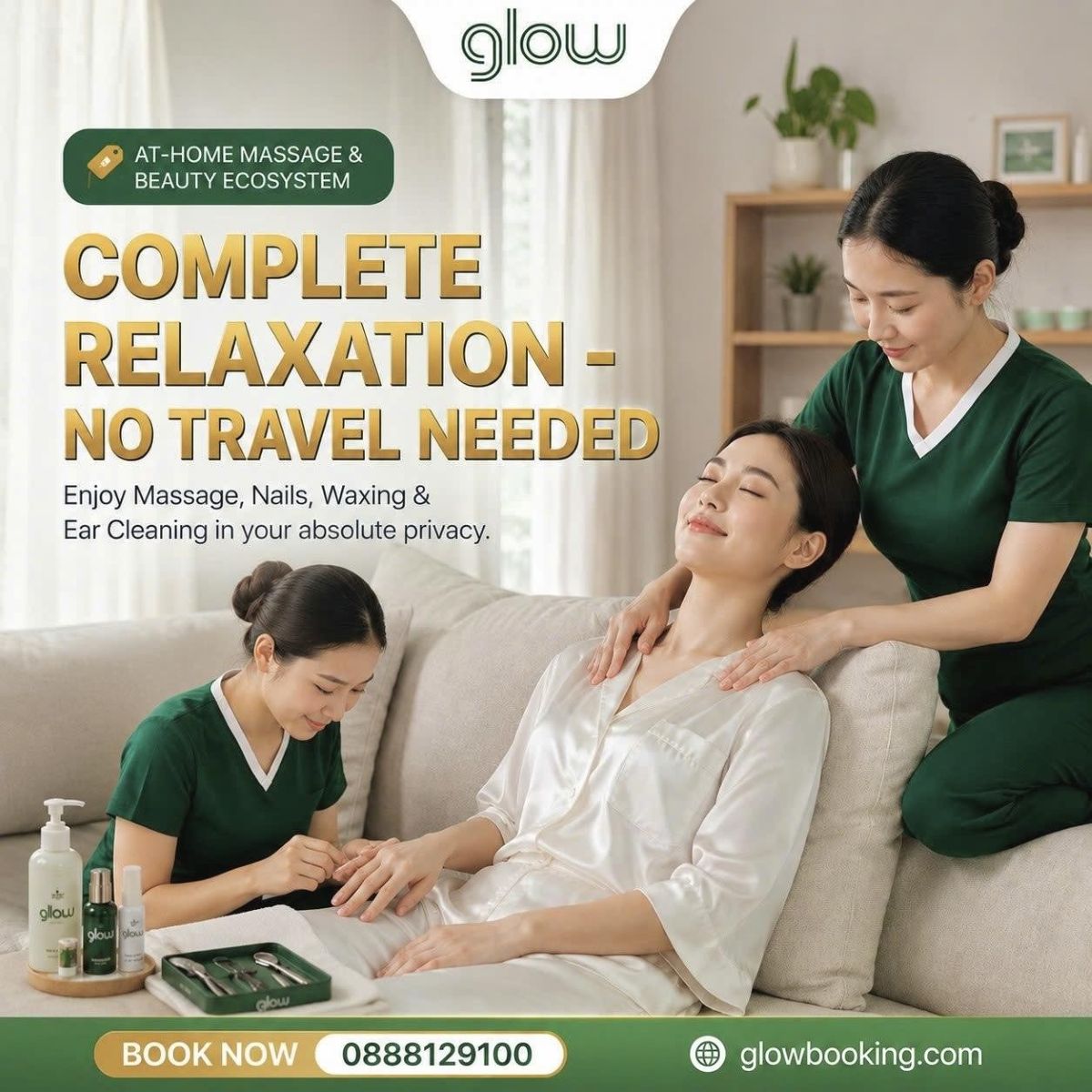 Từ Hà Nội ra thế giới: Review hành trình của Glow và giấc mơ chăm sóc sức khỏe tận nơi 2 Phu nu hien dai home massage glow 02