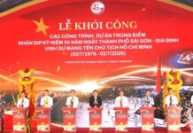 TPHCM khởi công 8 công trình, dự án trọng điểm chào mừng 50 năm thành phố mang tên Bác