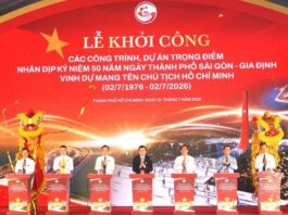 TPHCM khởi công 8 công trình, dự án trọng điểm chào mừng 50 năm thành phố mang tên Bác