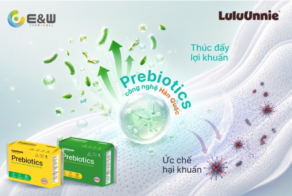 Băng vệ sinh chứa dưỡng chất lợi khuẩn LuluUnnie Prebiotics - Xu hướng mới hỗ trợ cân bằng hệ vi sinh vùng kín 2 Phu nu hien dai LuluUnnie Prebiotics 02