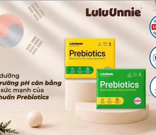 Băng vệ sinh chứa dưỡng chất lợi khuẩn LuluUnnie Prebiotics – Xu hướng mới hỗ trợ cân bằng hệ vi sinh vùng kín