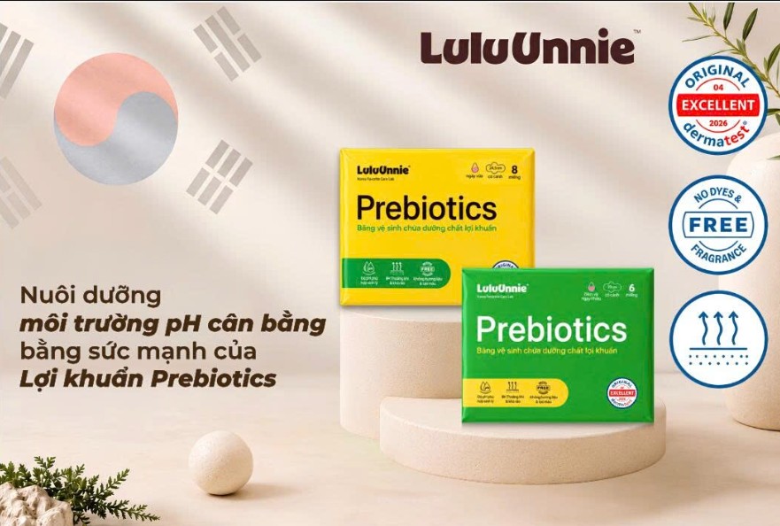 Băng vệ sinh chứa dưỡng chất lợi khuẩn LuluUnnie Prebiotics - Xu hướng mới hỗ trợ cân bằng hệ vi sinh vùng kín 3 Phu nu hien dai LuluUnnie Prebiotics 03