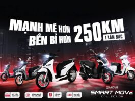XE ĐIỆN MOVE RA MẮT ĐỒNG LOẠT 5 DÒNG XE MÁY ĐIỆN