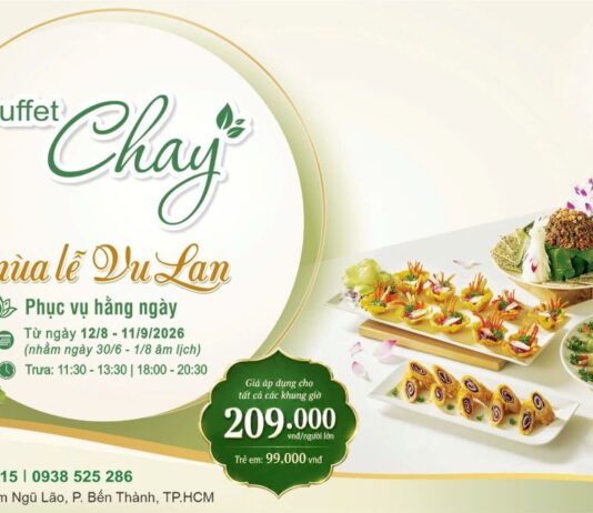 14 MÓN MỚI “ĐỔI VỊ” BUFFET CHAY VIỄN ĐÔNG MÙA VU LAN