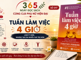 365 NGÀY ĐỌC SÁCH CÙNG CLB PHỤ NỮ HIỆN ĐẠI – Bài 017: TUẦN LÀM VIỆC 4 GIỜ