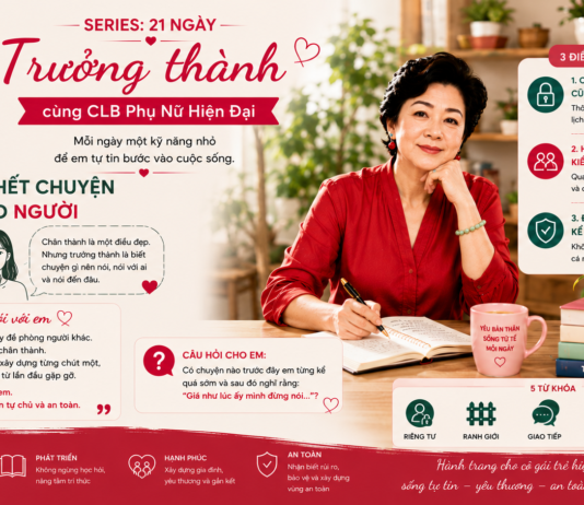SERIES: 21 NGÀY TRƯỞNG THÀNH CÙNG CLB PHỤ NỮ HIỆN ĐẠI – NGÀY 9: ĐỪNG VỘI KỂ HẾT CHUYỆN CỦA MÌNH CHO NGƯỜI MỚI QUEN