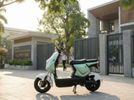 Amio S2: Xe điện gọn gàng, an toàn cho lịch đi học hằng ngày