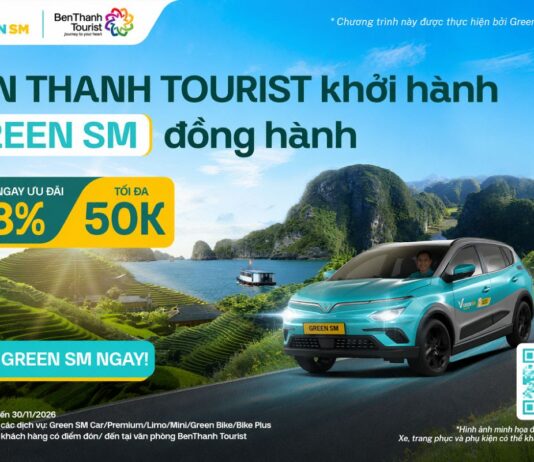 BENTHANH TOURIST TUNG ƯU ĐÃI NGẬP TRÀN CHO MÙA DU LỊCH THU ĐÔNG 2026