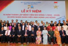 Bệnh viện Nhi đồng 1 đón nhận danh hiệu Anh hùng Lao động lần thứ hai