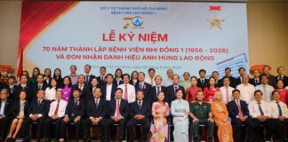 Bệnh viện Nhi đồng 1 đón nhận danh hiệu Anh hùng Lao động lần thứ hai