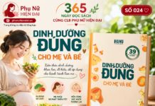 365 NGÀY ĐỌC SÁCH CÙNG CLB PHỤ NỮ HIỆN ĐẠI SỐ 024 – DINH DƯỠNG ĐÚNG CHO MẸ VÀ BÉ