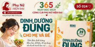 365 NGÀY ĐỌC SÁCH CÙNG CLB PHỤ NỮ HIỆN ĐẠI SỐ 024 – DINH DƯỠNG ĐÚNG CHO MẸ VÀ BÉ