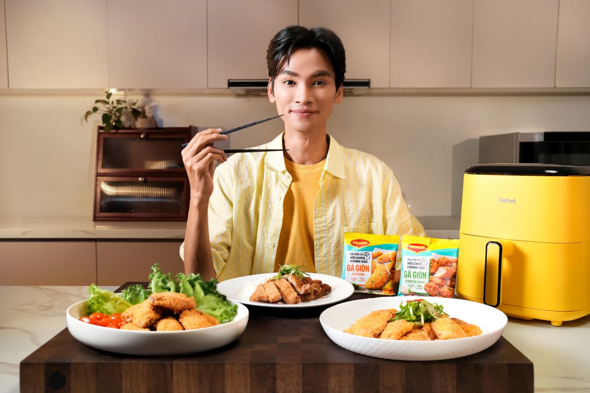 MAGGI ra mắt sản phẩm dành riêng cho nồi chiên không dầu tại Việt Nam 1 Phu nu hien dai maggi noi chien khong dau 02