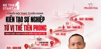 PRUDENTIAL LAN TỎA CƠ HỘI NGHỀ NGHIỆP, PHÁT TRIỂN THẾ HỆ TƯ VẤN VIÊN CHUYÊN NGHIỆP TẠI CÁC ĐỊA PHƯƠNG