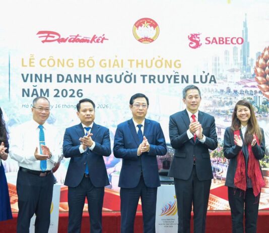 Chính thức khởi động Giải thưởng “Vinh danh Người truyền lửa” năm 2026