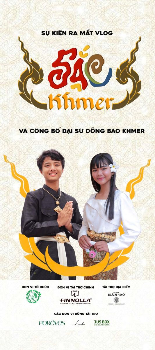 Dự án Sắc – 54 dân tộc ra mắt Vlog Sắc Khmer 3 Phu nu hien dai sac khmer 02