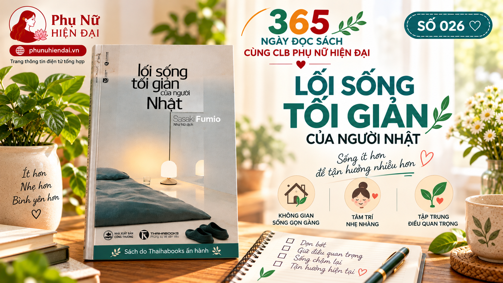Song toi gian cung sach Nhat