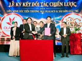 Công ty Sài Gòn Giải Trí và Liên minh Xúc tiến thương mại Olalaco ký kết hợp tác chiến lược
